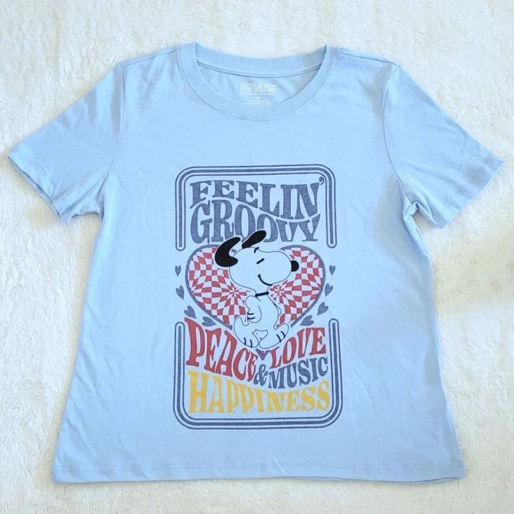 Peanuts🥜 "Feelin' Groovy" Snoopy Graphic Tee👕 - NWT